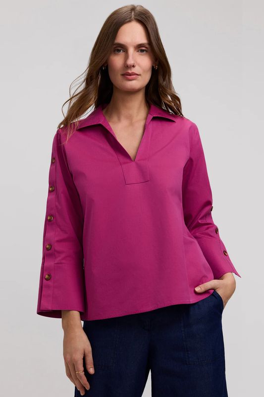 205559 Foxcroft Lainey Button Shirt