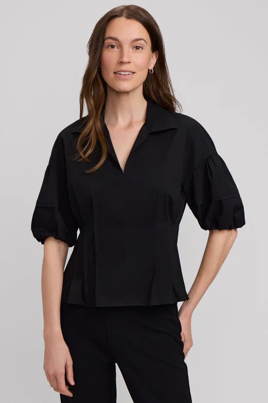 205774 Foxcroft Lucia Elbow Sleeve Shirt