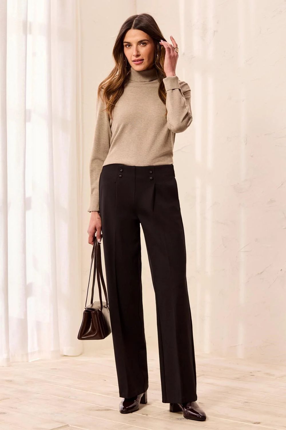 31500 Tribal Luxury Twill Pull on Pant with Button