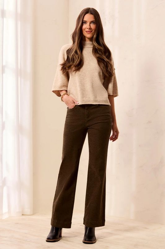 32000 Tribal Soft Pattern Wide Leg Pants