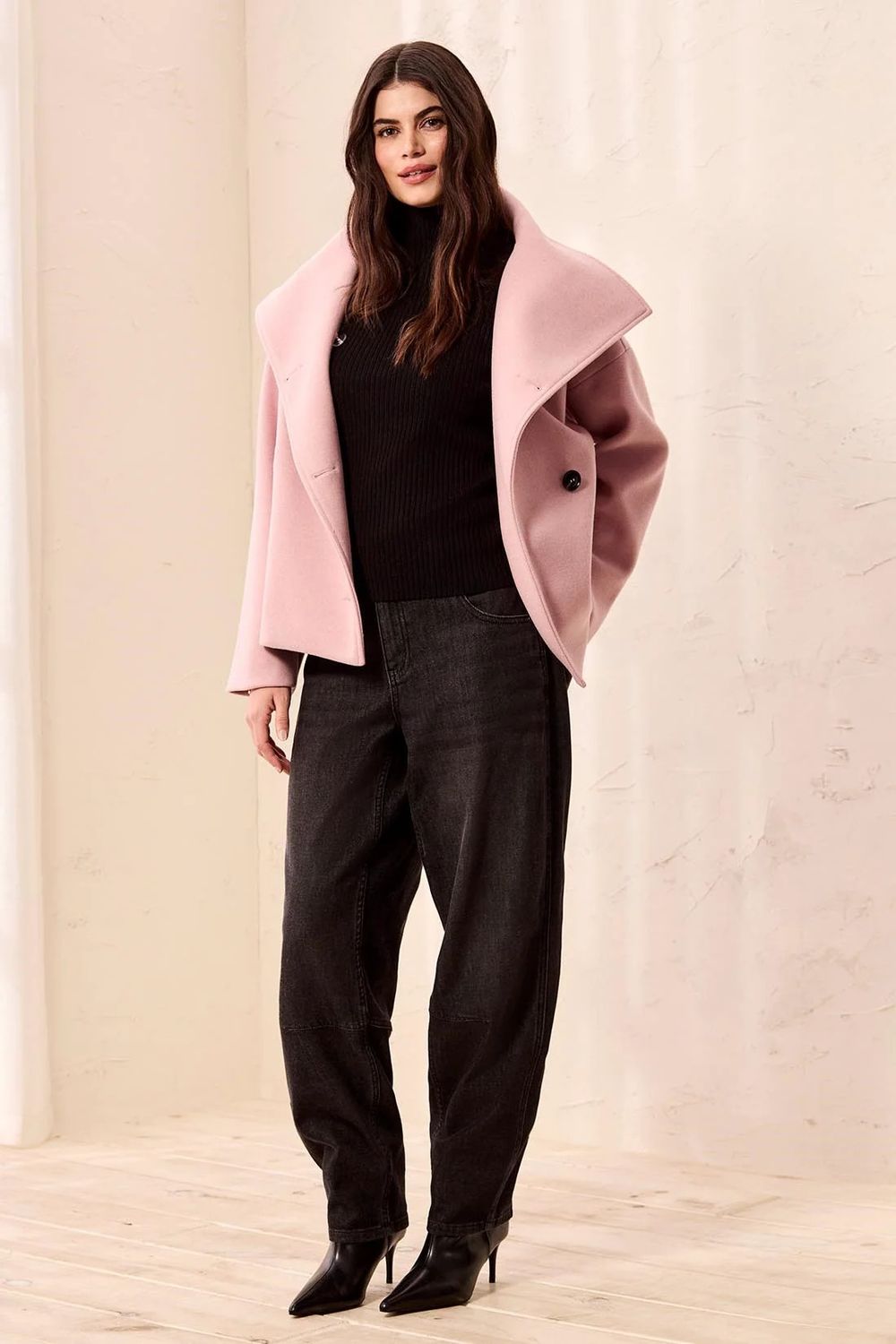 63430 Tribal Funnel Neck Jacket