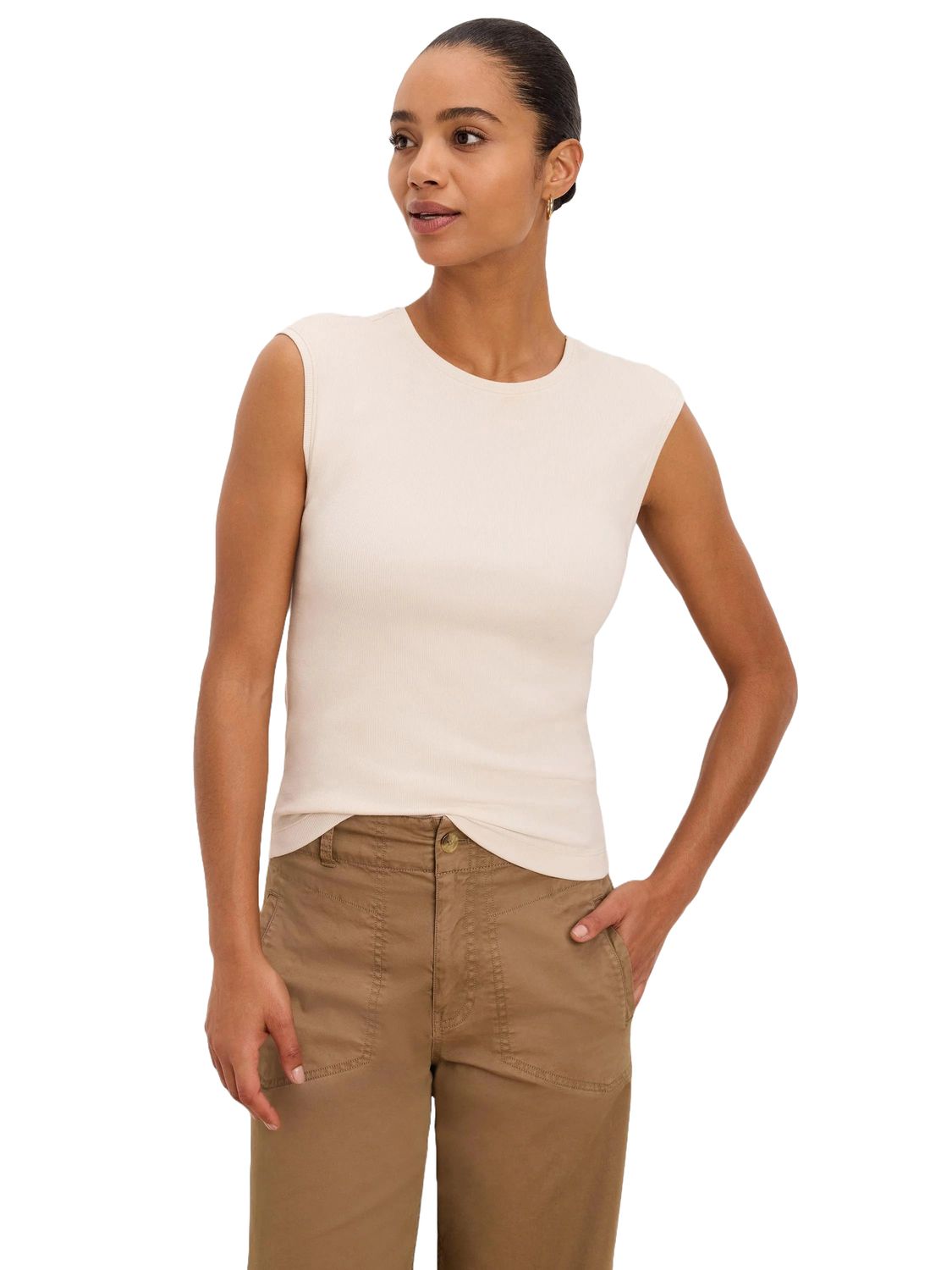 F261069 NIC + ZOE Perfect Knit Rib Tank