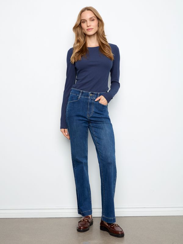 C5800-431A Charlie B Straight Leg Jeans