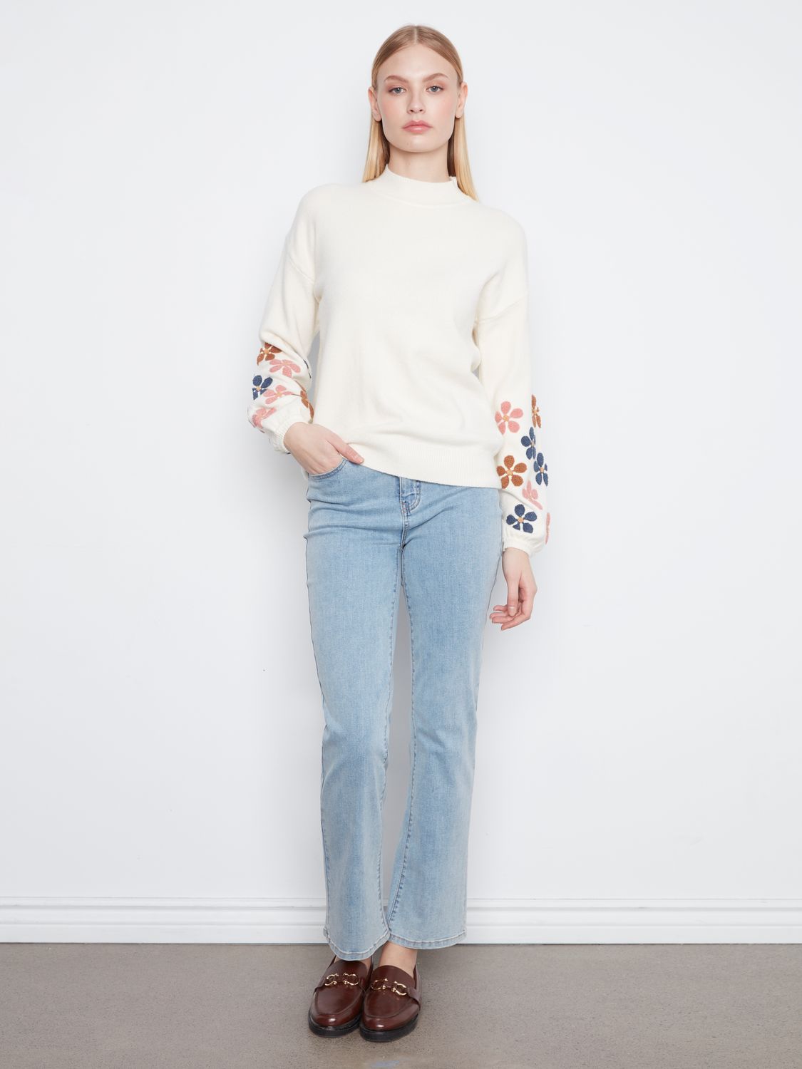 C2689RD-736A Charlie B Sweater