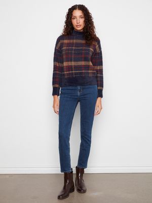 C2910QR-457C Charlie B Jacquard Sweater
