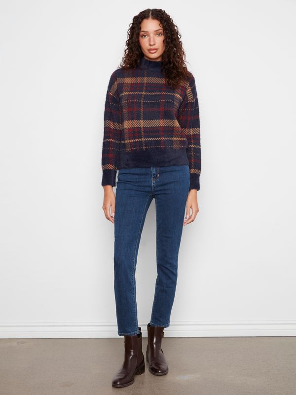 C2910QR-457C Charlie B Jacquard Sweater