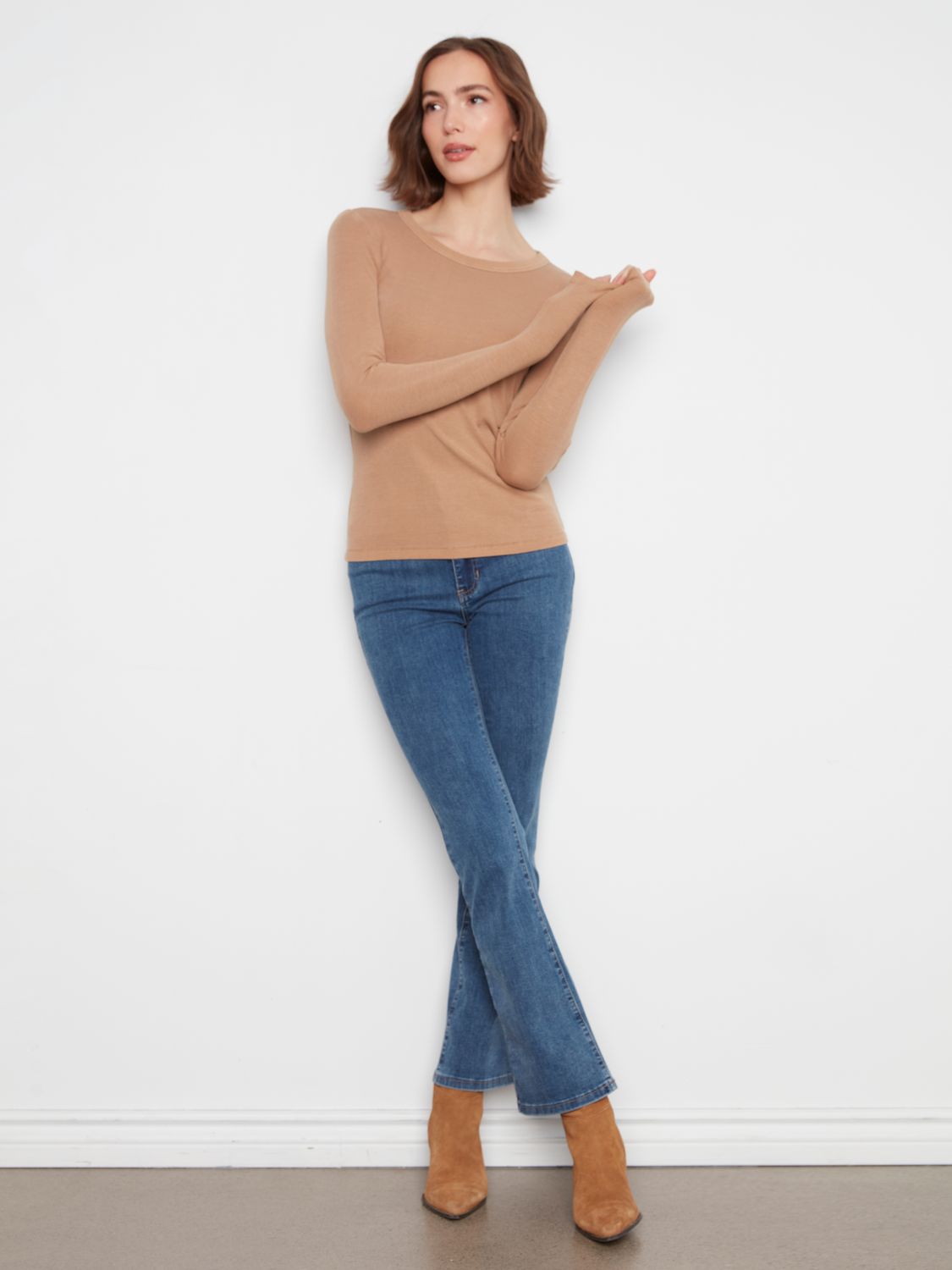 C1448PK-549C Charlie B Tencel Top
