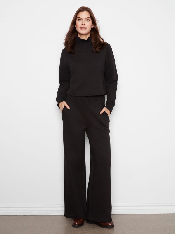 C1473-790C Charlie B Mock Neck Top