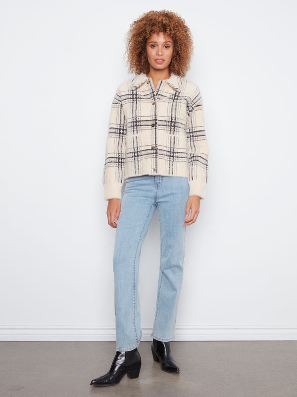 C6330RR-960B Charlie B Eyelash Short Jacket