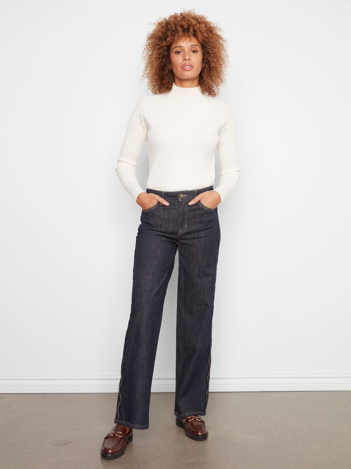 C5850-437C Charlie B Straight Leg Pants