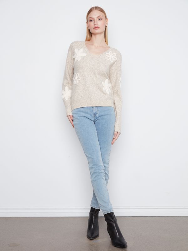 C2163-808C Charlie B V-Neck Top