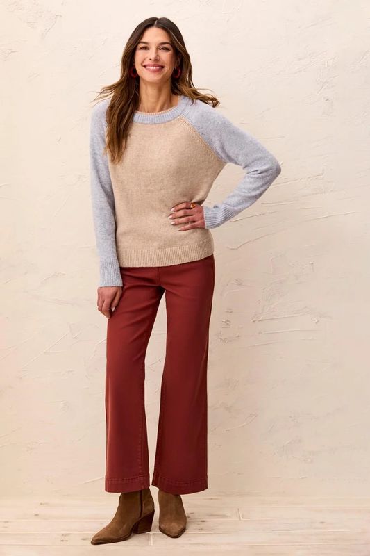32240 Tribal Colorblock Sweater