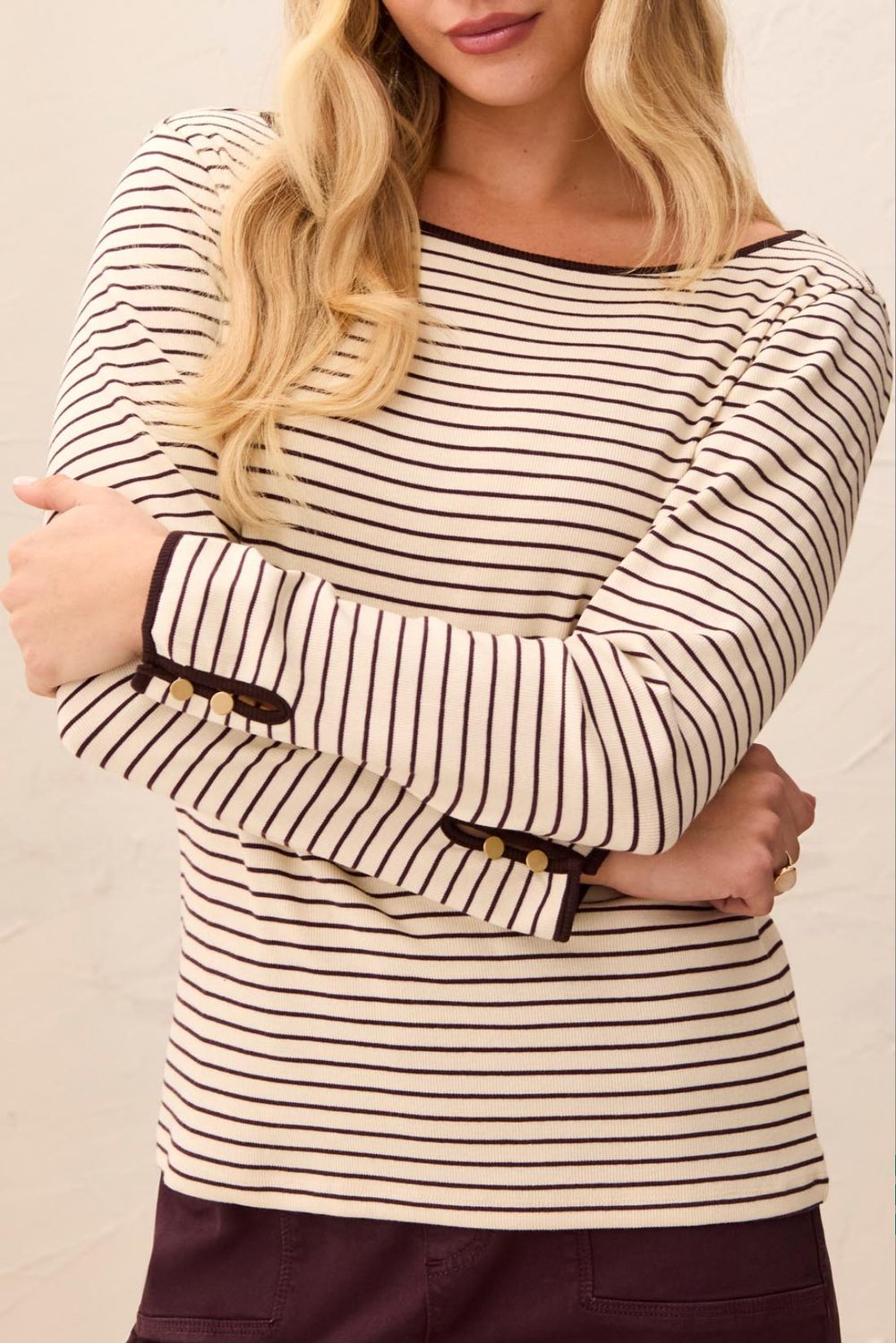 32060 Tribal Top with Button Detail