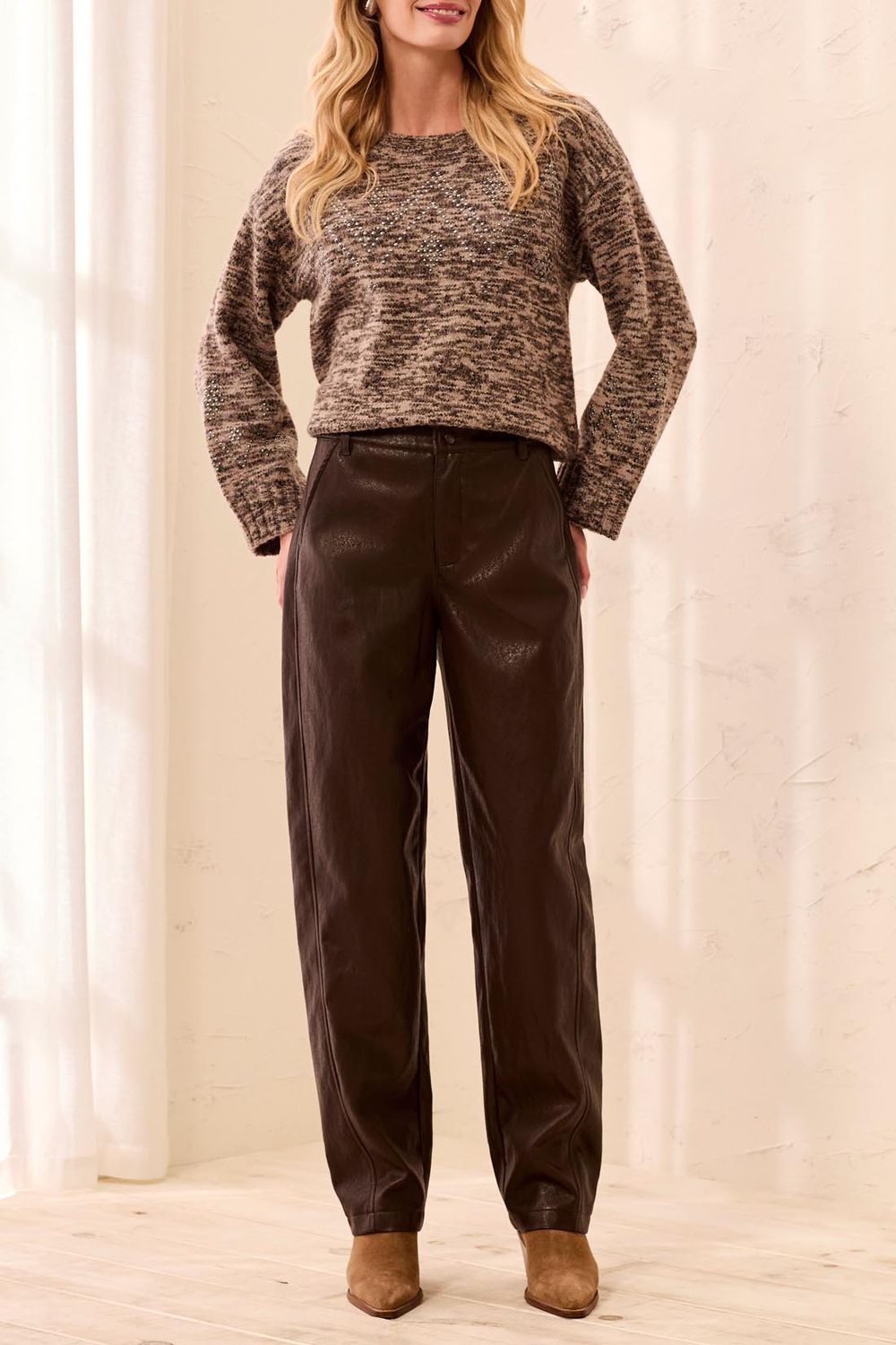 62880 Tribal Barrel Pant with Side Insert