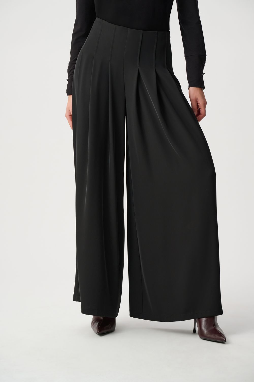 263040 Joseph Ribkoff Woven Twill Wide Leg Pants