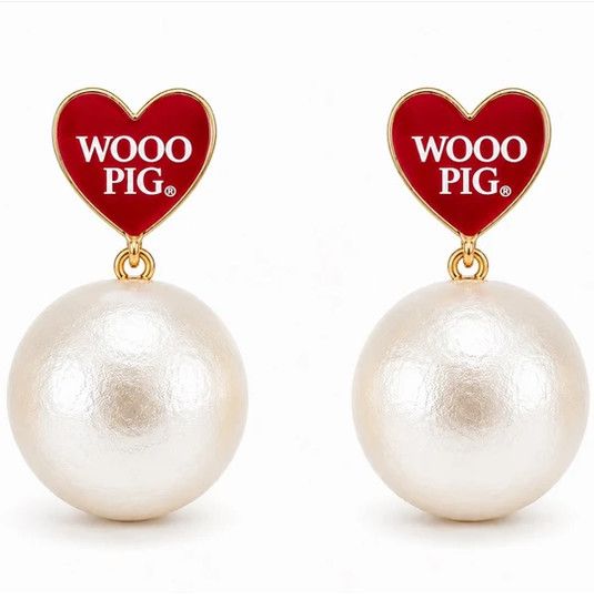 ARK2HPDE Brianna Cannon Arkansas Heart Pearl Earrings