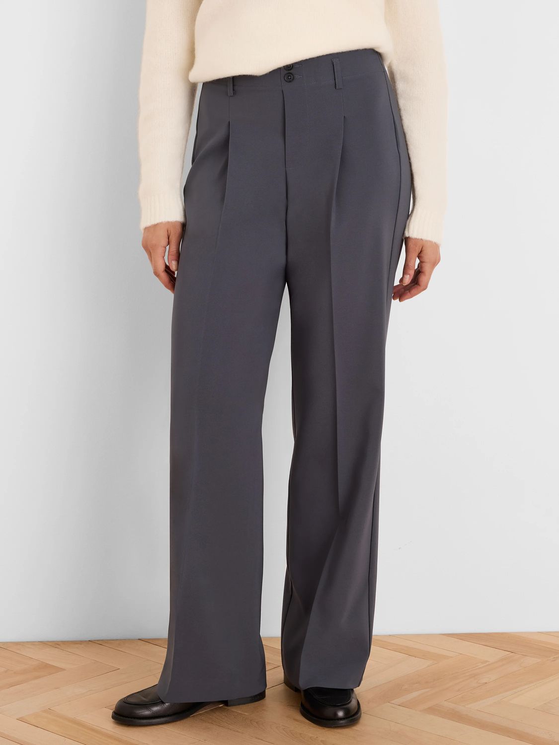 F261305 Nic + Zoe Tremont Wide Leg Stretch Trouser