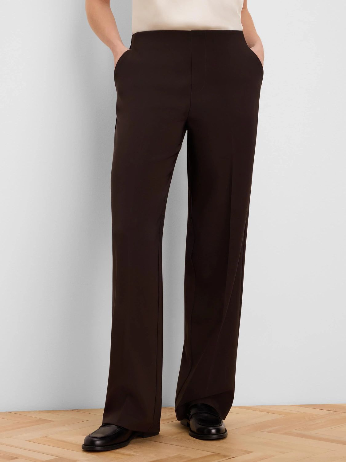 F261373 Nic + Zoe Lenox Wide Leg Sleek Stretch Pant