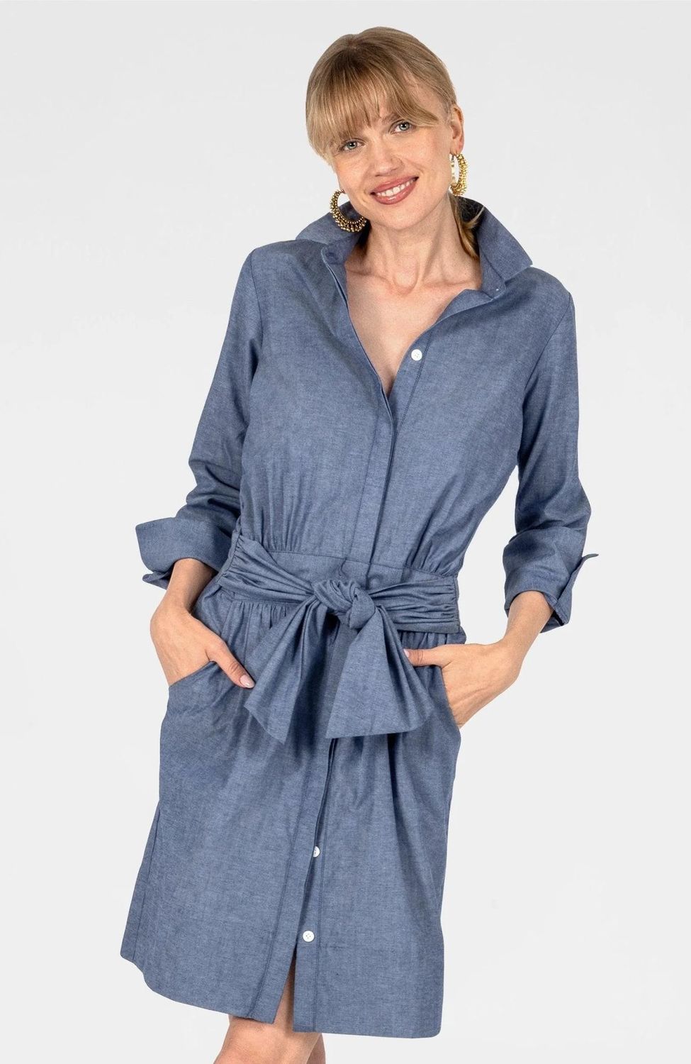 DRBBDM1 Gretchen Scott Breezy Blouson Dress