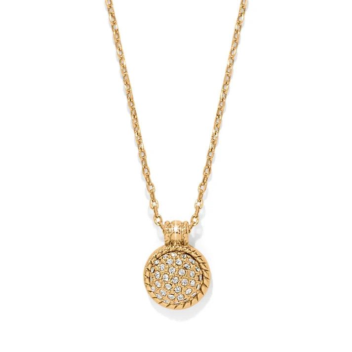 JM0133 Illumina Celeste Dome Gold Necklace