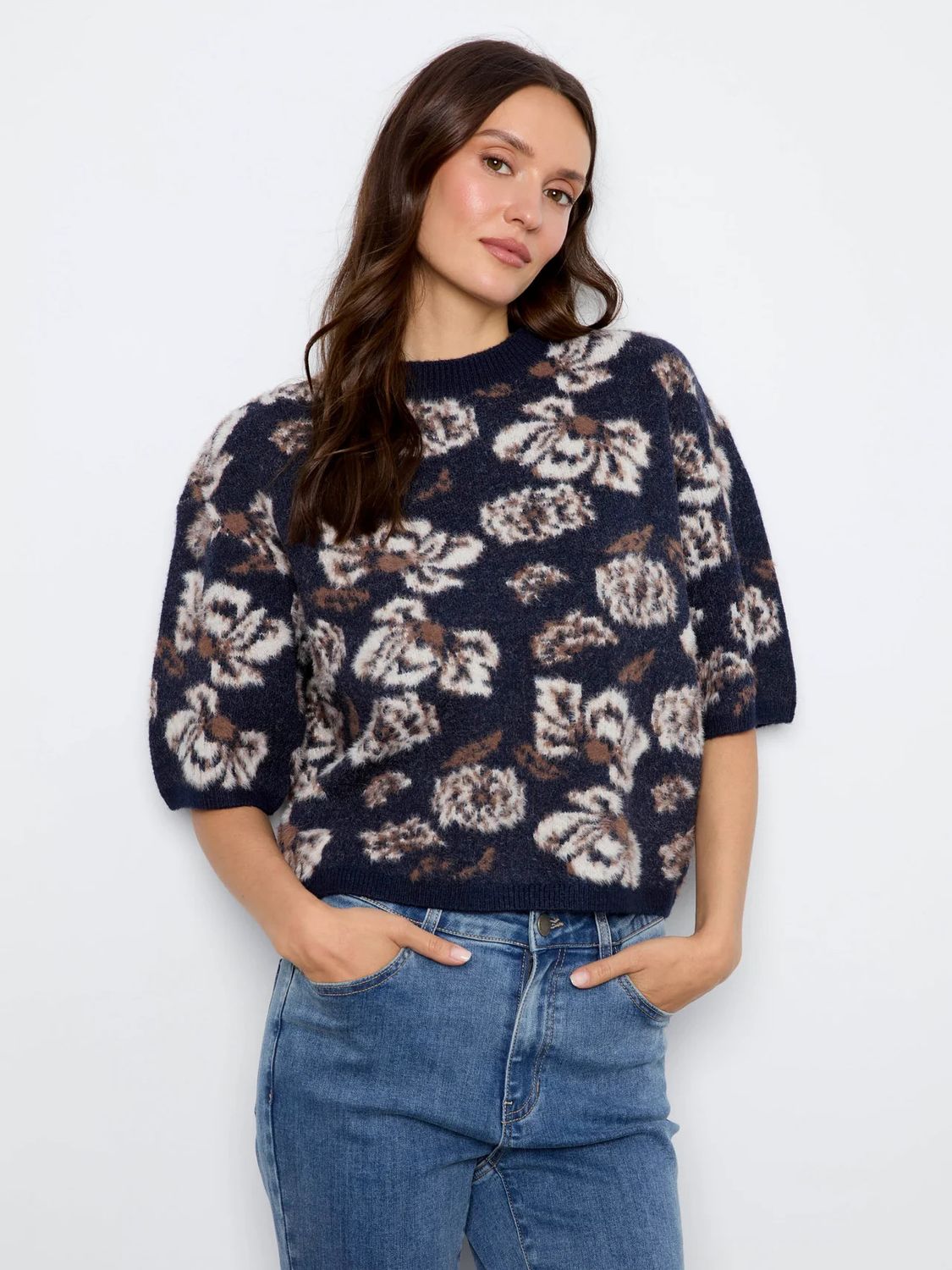C2858J-635C Charlie B Balloon Elbow Sleeve Sweater