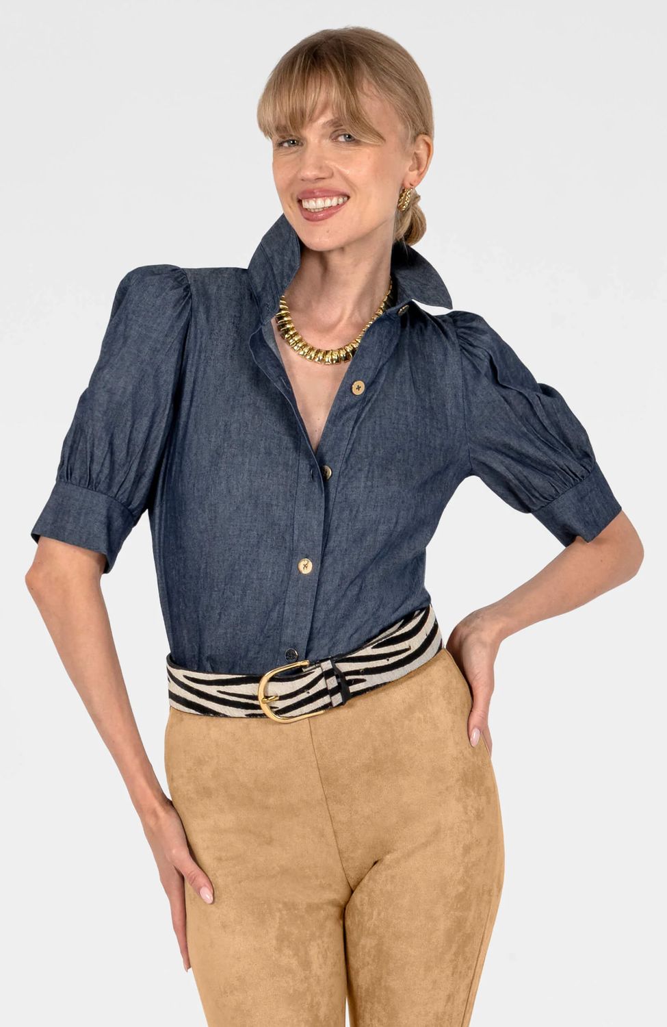 TPPFDM Gretchen Scott Puff Sleeve Top