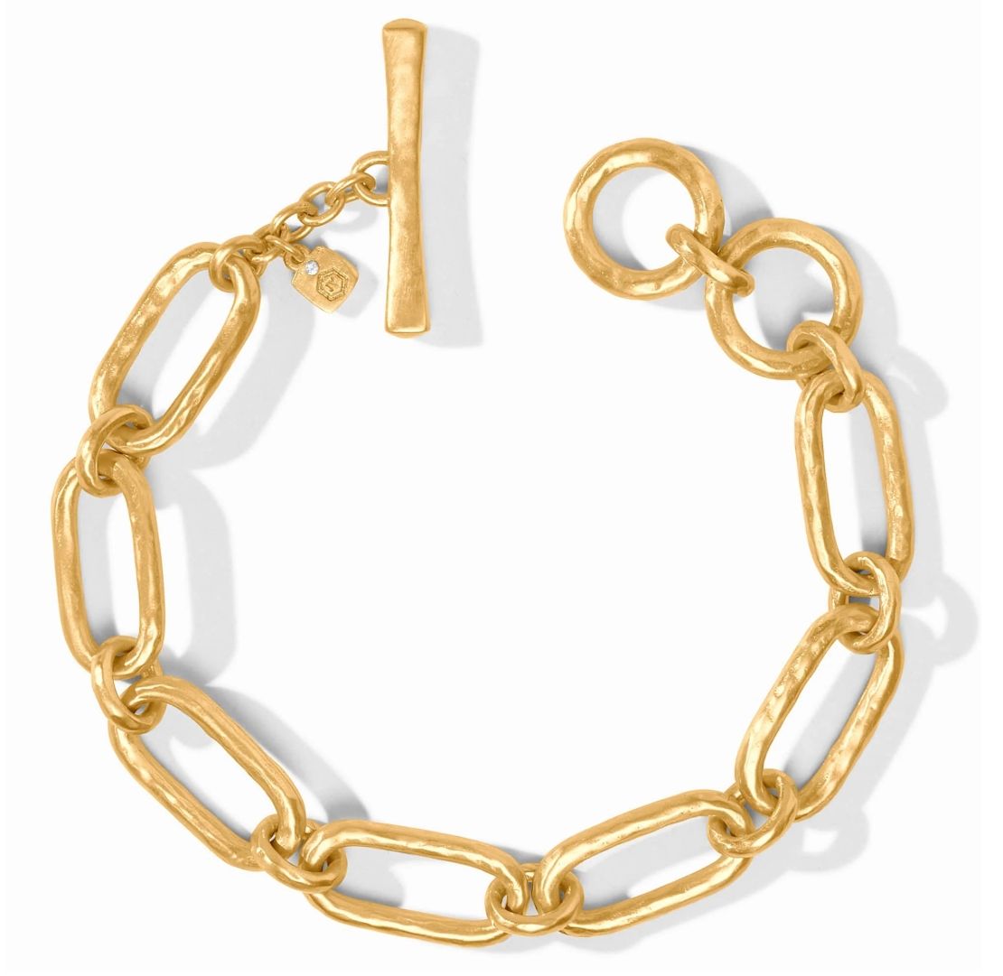 BL285G00 Julie Vos Sahara Demi Link Gold Bracelet
