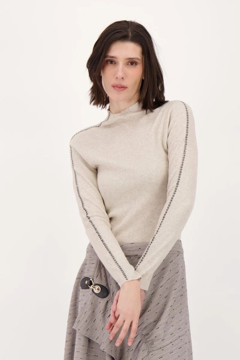 526634 Gabby Isabella Sweater with Rhinestones