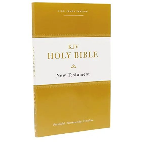 KJV NT PAPERBACK BIBLE (GOLD)