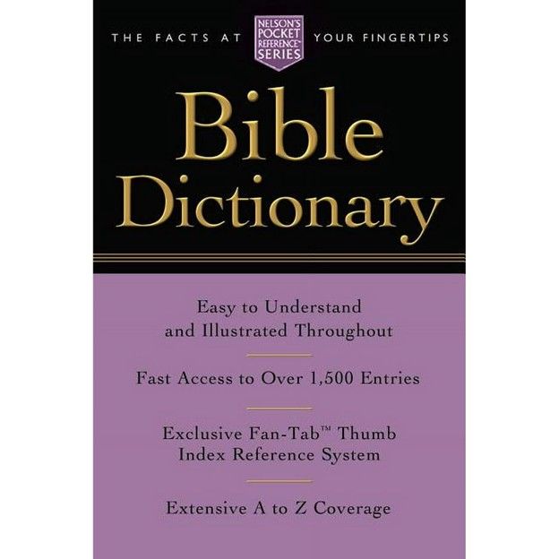 NELSON'S POCKET BIBLE DICTIONARY