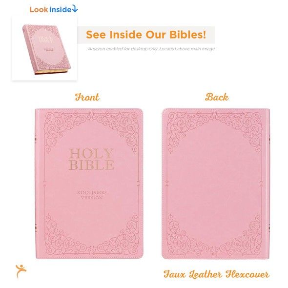 KJV PINK GIANT PRINT BIBLE