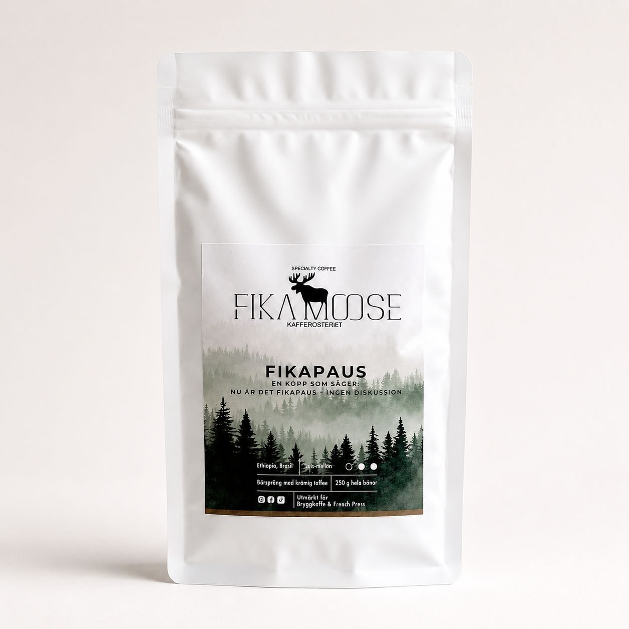 Fika Moose Fikapaus Kaffe 250g