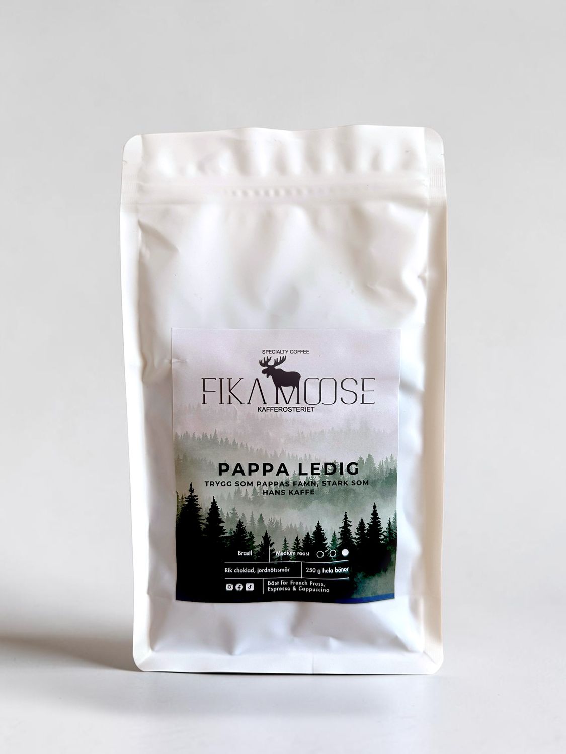 Fika Moose Pappa Ledig Kaffe 250G
