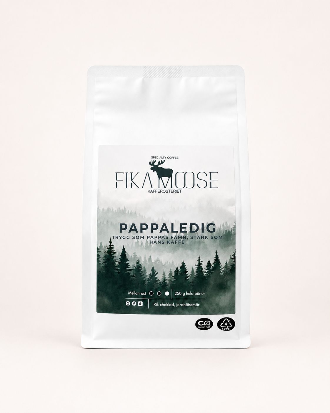 Fika Moose Pappaledig Kaffe 250G