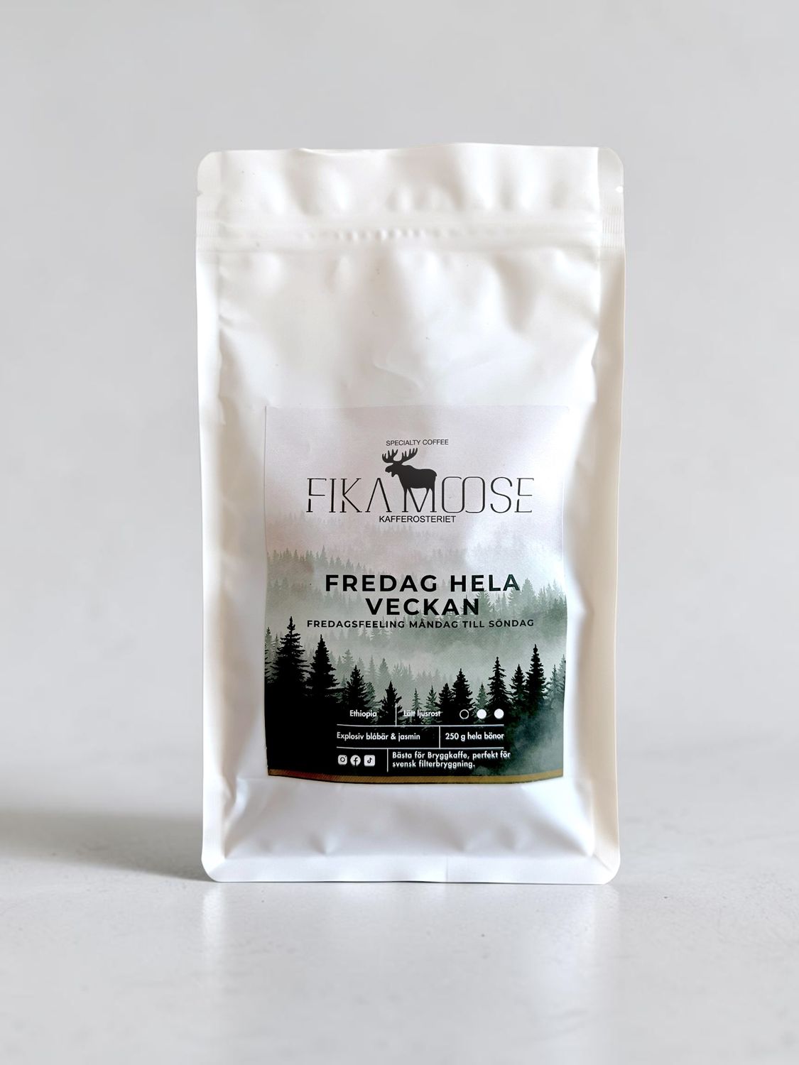 Fika Moose Fredag Hela Veckan Kaffe 250G