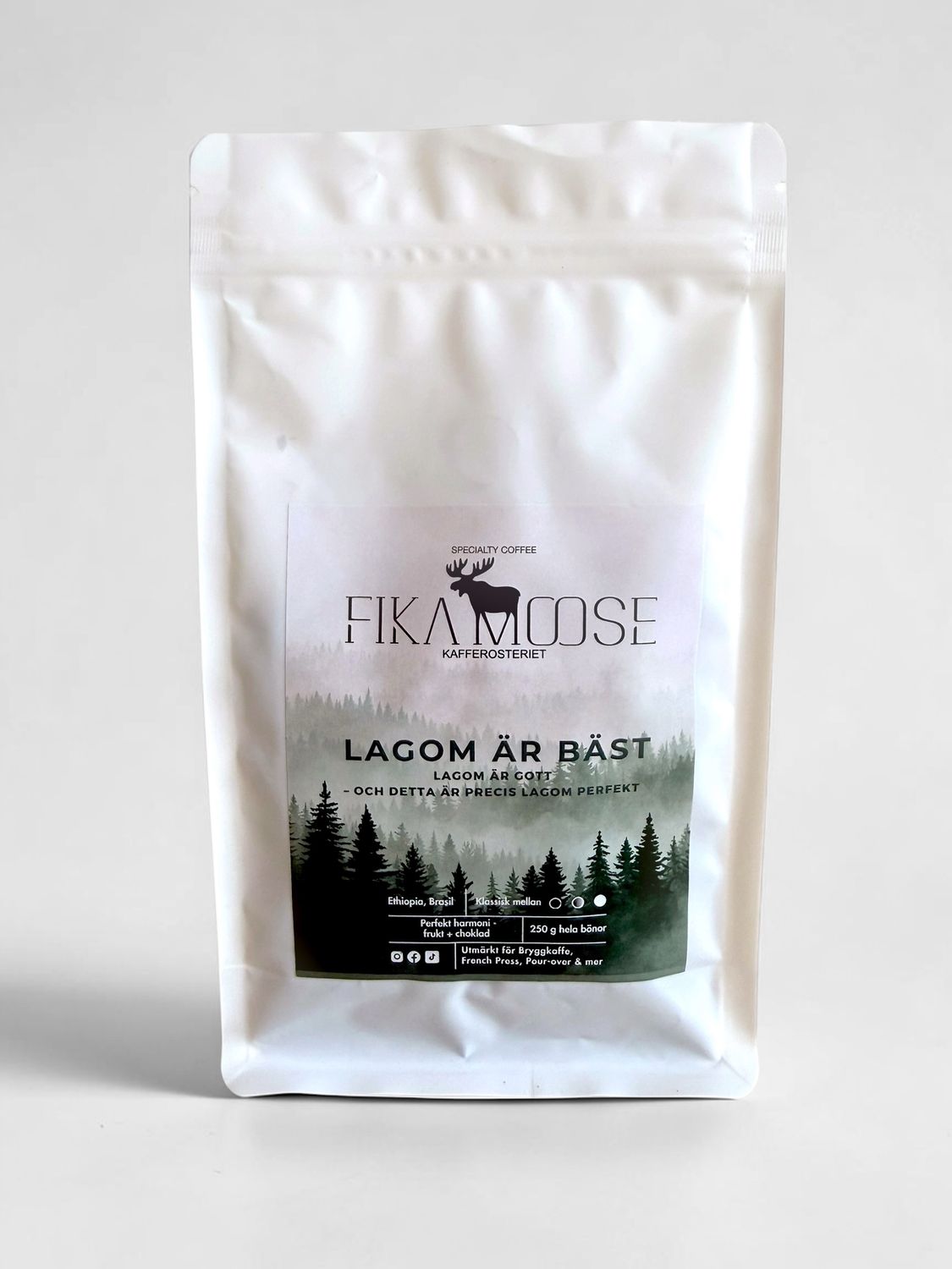 Fika Moose Lagom är Bäst Kaffe 250g