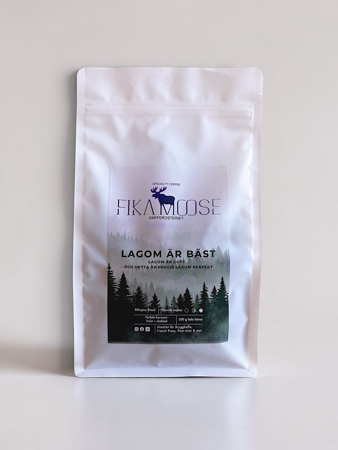 Fika Moose Lagom är Bäst Kaffe 500g