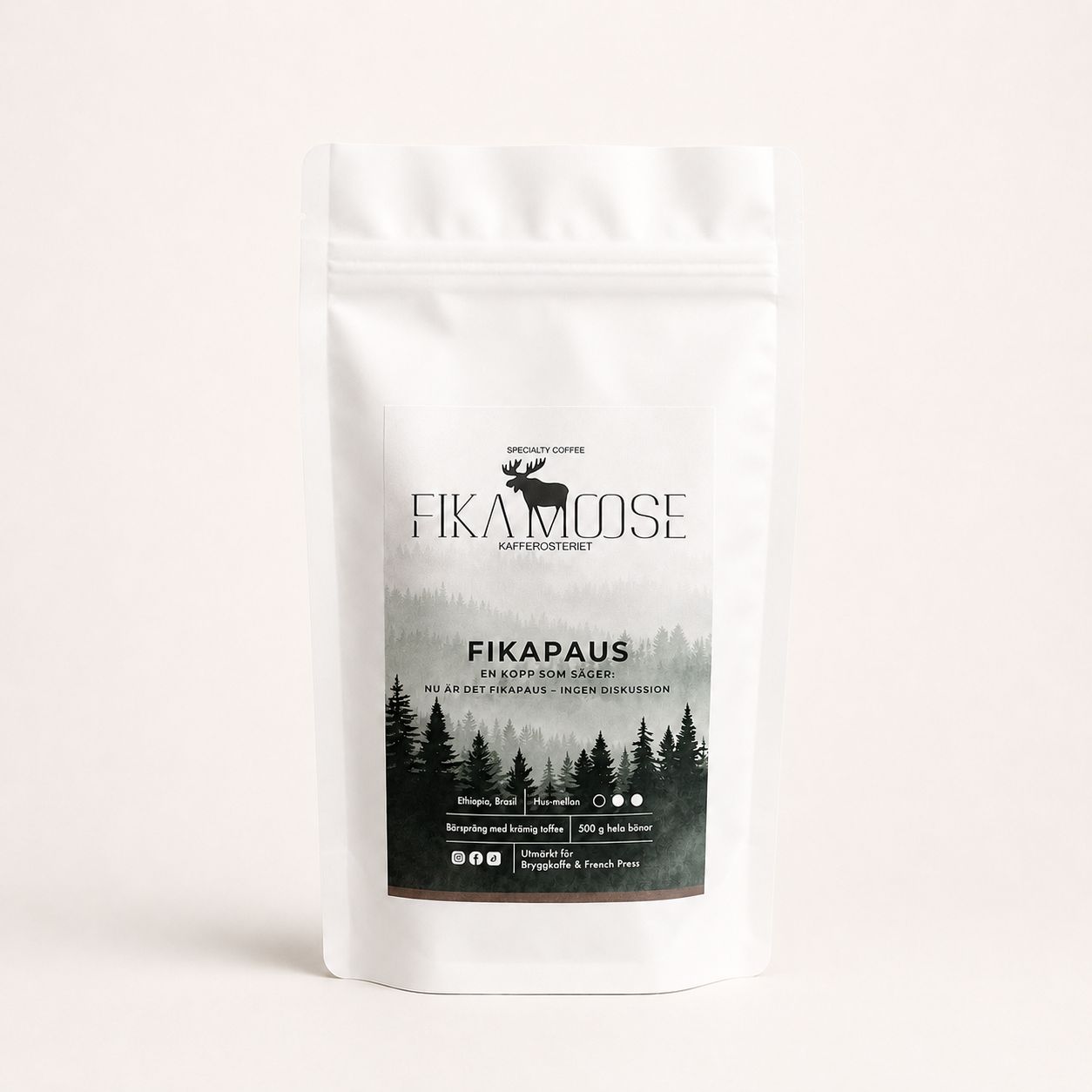 Fika Moose Fikapaus Kaffe 500g