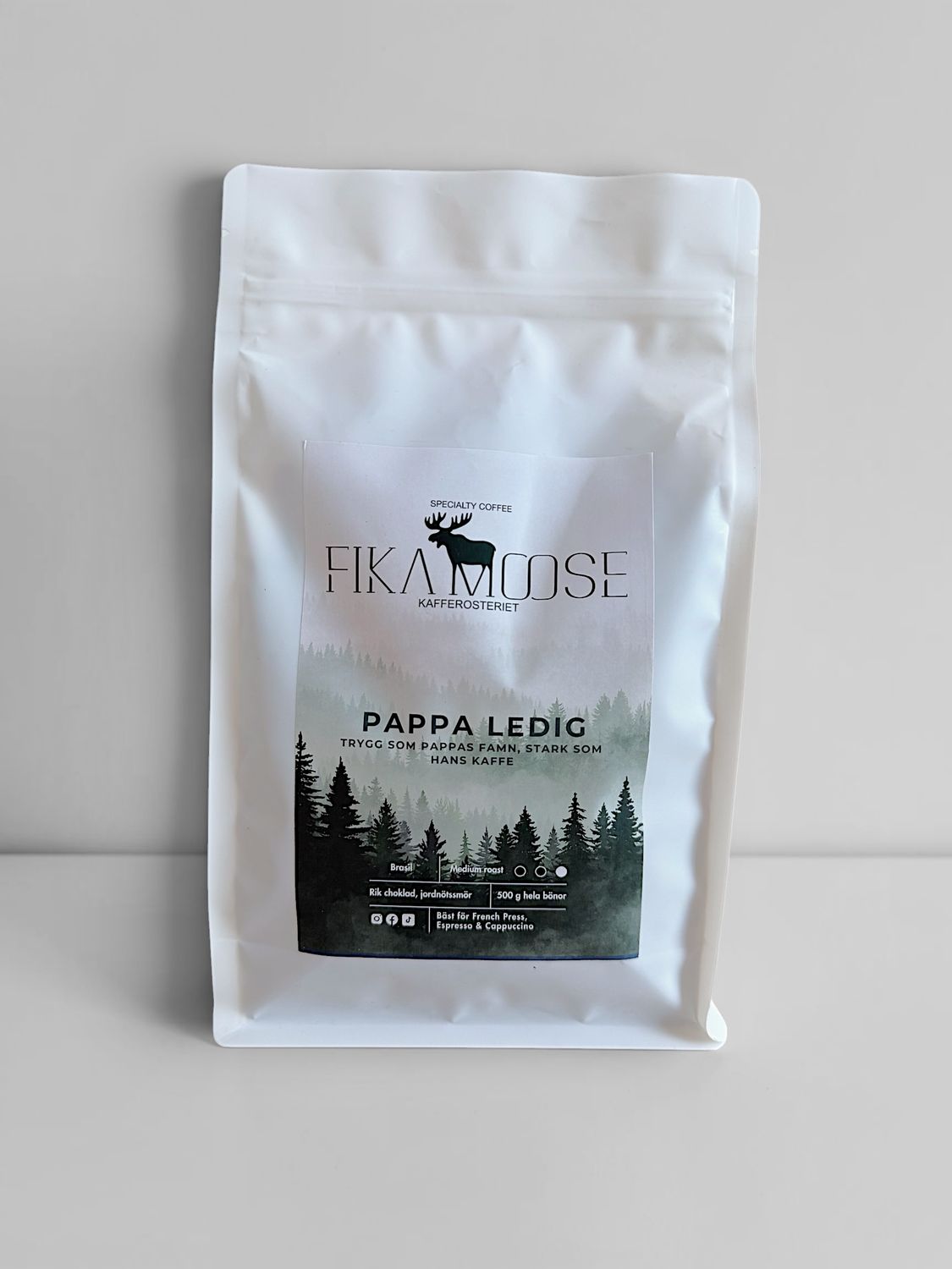 Fika Moose Pappa Ledig Kaffe 500G