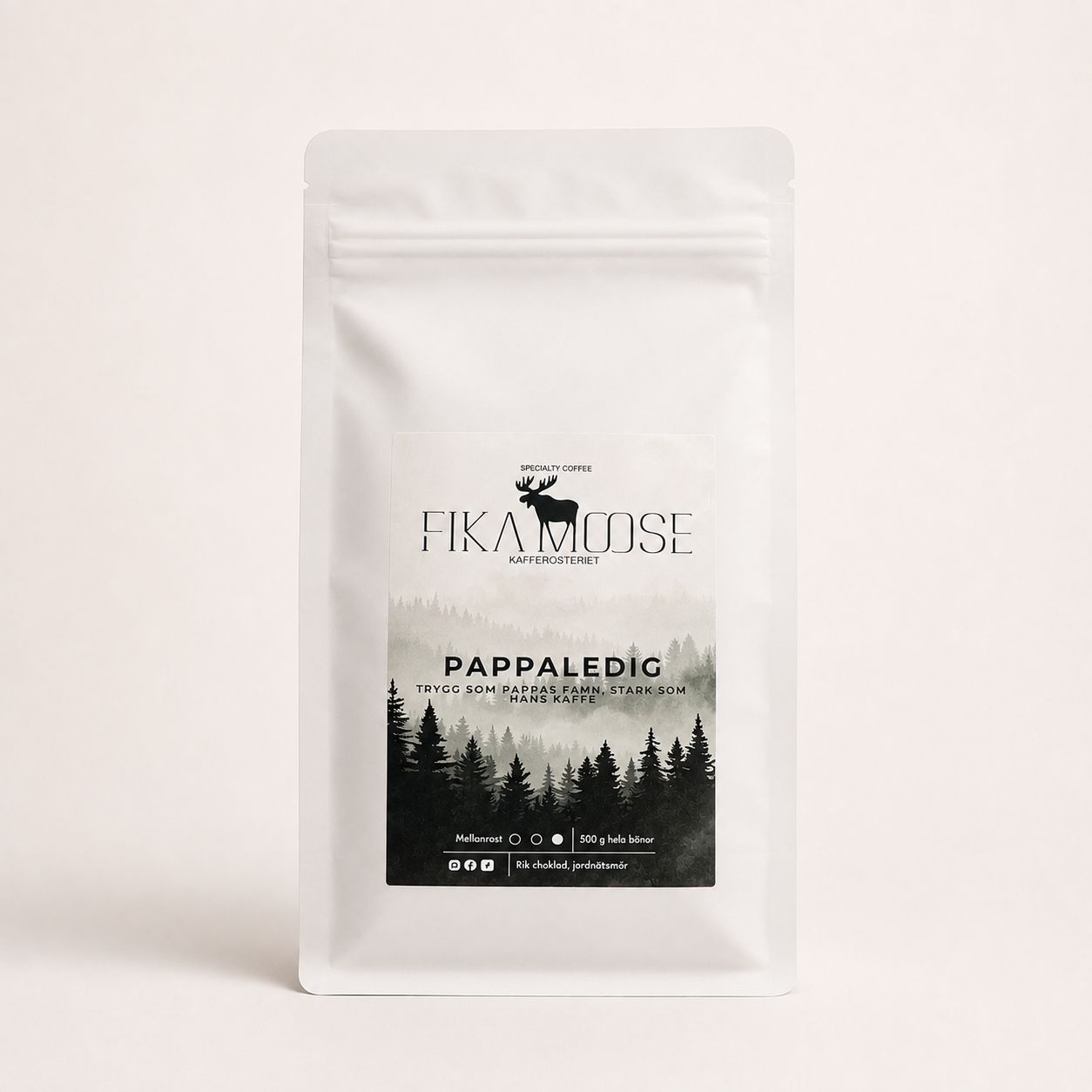 Fika Moose Pappaledig Kaffe 500G