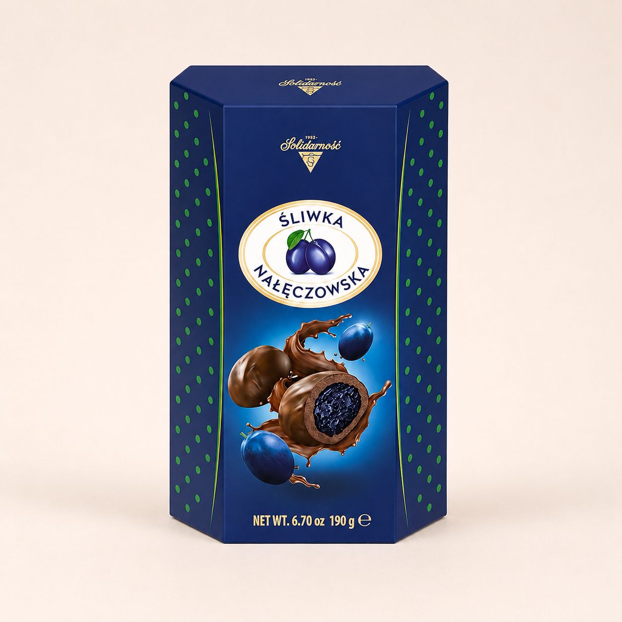 Plommon i choklad 190g