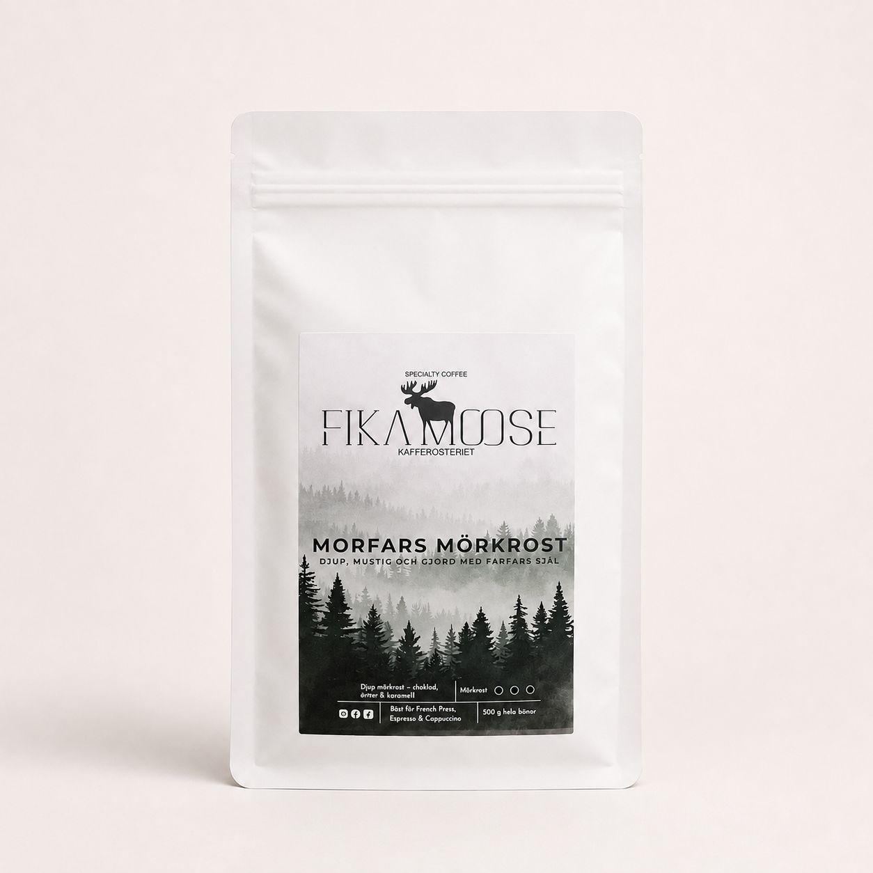 Fika Moose Morfars Mörkrost Kaffe 500g