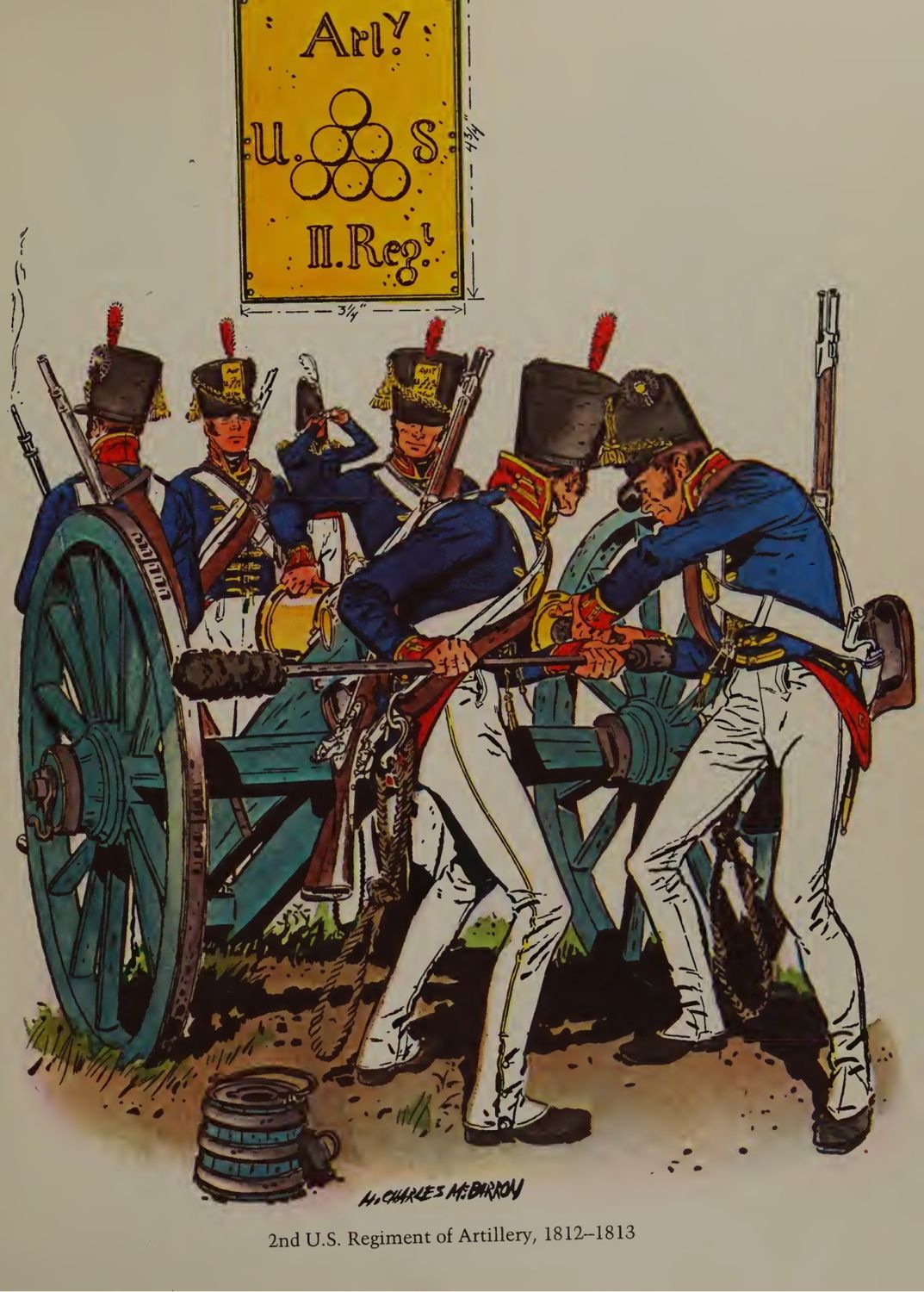 2nd US Artillery Print