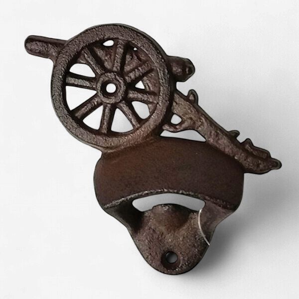 Cast Iron Cannon Bottle Opener