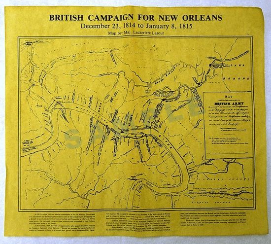 British Campaign for New Orleans Flat Document