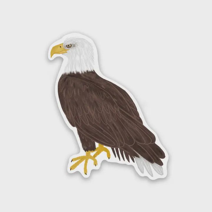 Bald Eagle Vinyl Sticker