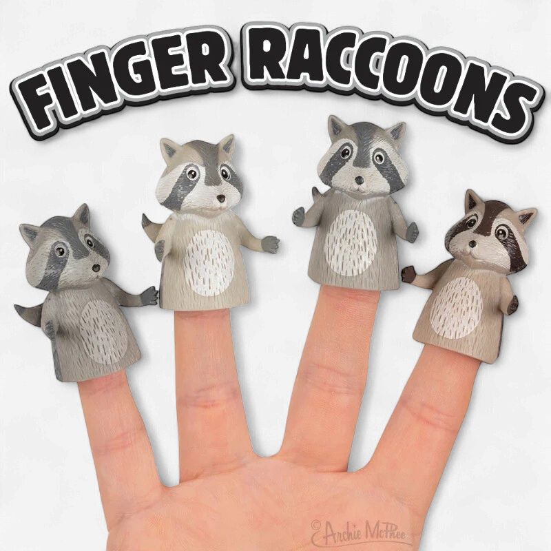 Finger Raccoons