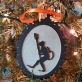 Devil Costume Silhouette Halloween Ornament
