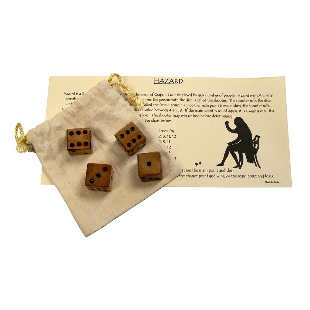 Dice in Cloth Bag