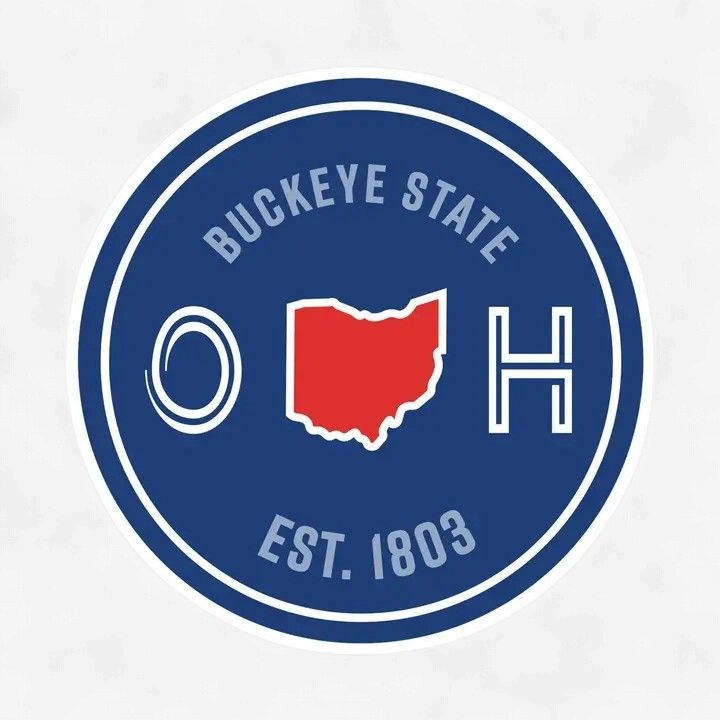 Buckeye State Vinyl Sticker